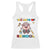 Moo Deng 100th Day Of School Racerback Tank Top Cute Baby Hippo 100 Days