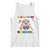 Moo Deng 100th Day Of School Tank Top Cute Baby Hippo 100 Days