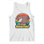 100th Day Of School Tank Top Moo Deng 100 Days Smarter Retro Baby Hippo