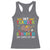 Funny Moo Deng 100th Day Of School Racerback Tank Top My Teacher Survived 100 Days Of Me