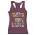 Funny Moo Deng 100th Day Of School Racerback Tank Top My Teacher Survived 100 Days Of Me