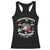 Funny Moo Deng 100th Day Of School Racerback Tank Top I Survived 100 Days Everything Is Fine