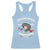 Funny Moo Deng 100th Day Of School Racerback Tank Top I Survived 100 Days Everything Is Fine