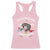 Funny Moo Deng 100th Day Of School Racerback Tank Top I Survived 100 Days Everything Is Fine