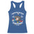 Funny Moo Deng 100th Day Of School Racerback Tank Top I Survived 100 Days Everything Is Fine