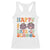 Happy 100 Days Of School Cute Moo Deng Racerback Tank Top