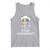 Funny LGBT Pride Tank Top Keep Calm And Puke Rainbow