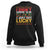 Black History Month Sweatshirt I Didn't Choose To Be Black I Just Got Lucky - Wonder Print Shop