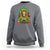 Rasta Reggae Music Headphones Jamaican Pride Lion Boombox Sweatshirt - Wonder Print Shop