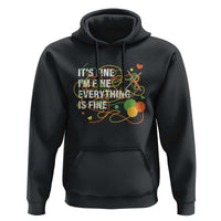 Funny Crochet Hoodie It's Fine I'm Fine Everything Is Fine Knitting