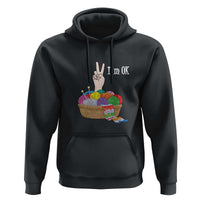 Funny Crochet Hoodie I'm Ok Knitting