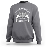 Witch Crochet Sweatshirt I Practice Stitch Craft