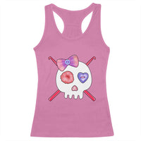 Cute Skull Crochet Knitting Racerback Tank Top