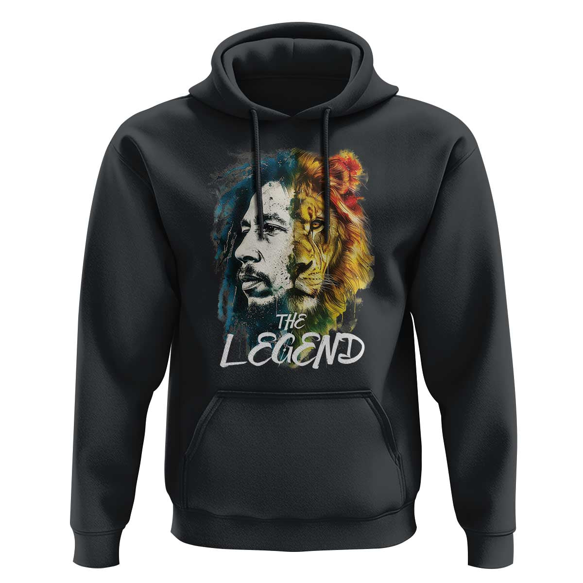 Legend Bob Lion Reggae Jamaica Music Hoodie - Wonder Print Shop