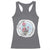 Anti Valentine Racerback Tank Top It's Cold Outside Like My Heart Skeleton Single Day