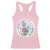 Anti Valentine Racerback Tank Top It's Cold Outside Like My Heart Skeleton Single Day