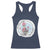 Anti Valentine Racerback Tank Top It's Cold Outside Like My Heart Skeleton Single Day