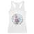 Anti Valentine Racerback Tank Top It's Cold Outside Like My Heart Skeleton Single Day