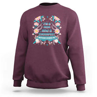 I'm A Mom And A Therapist Sweatshirt Nothing Scares Me