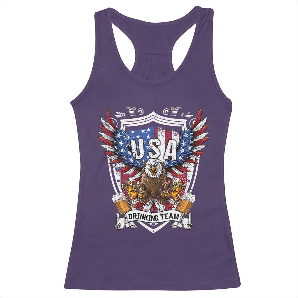 USA Drinking Team Racerback Tank Top