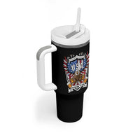 USA Drinking Team Tumbler With Handle