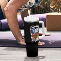 USA Drinking Team Tumbler With Handle