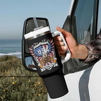 USA Drinking Team Tumbler With Handle