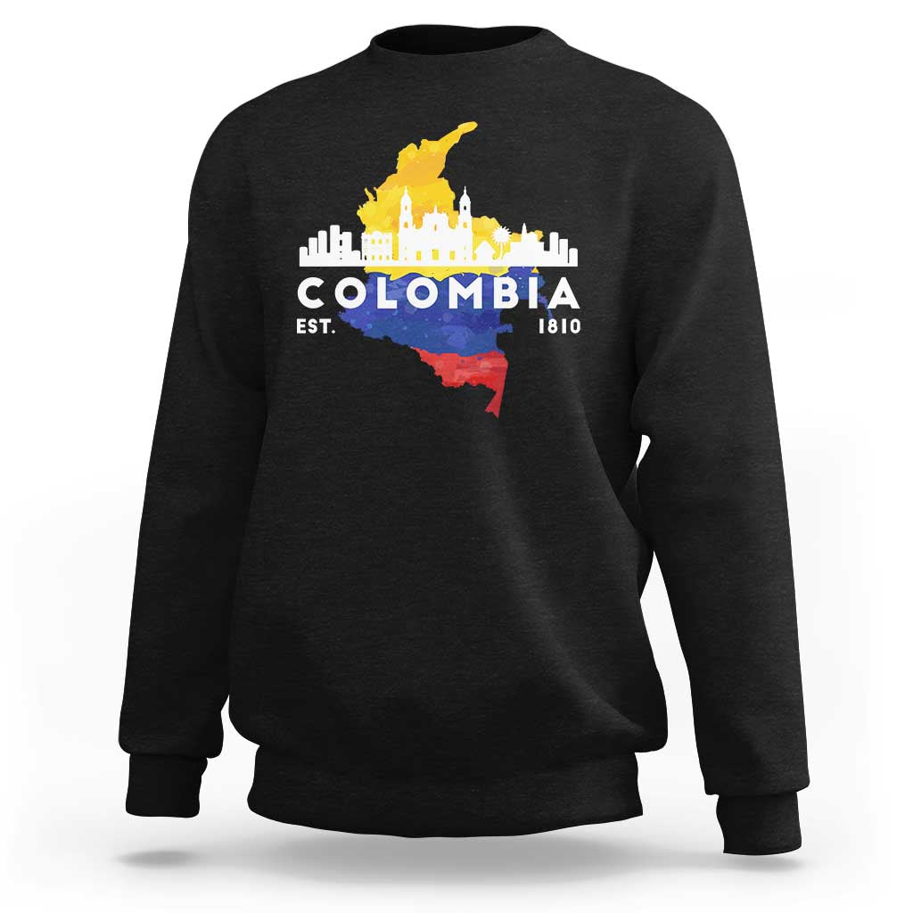 Colombian Pride Sweatshirt Colombia Est. 1810