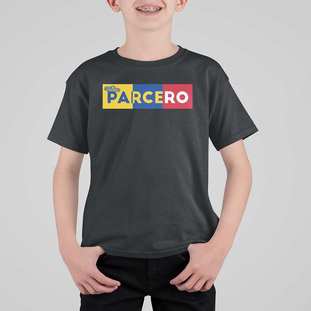 Funny Colombian T Shirt For Kid Parcero Colombia Slang Good Friend Buddy