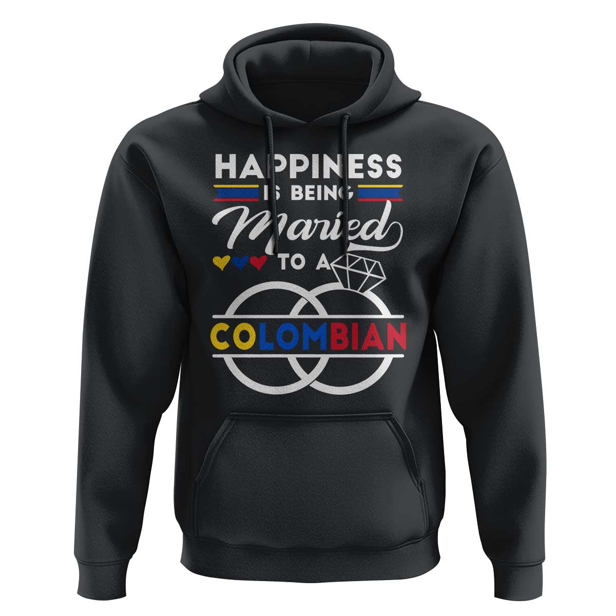 Happiness Is Being Married To A Colombian Hoodie