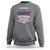 Funny My Wife Is Colombian Sweatshirt Nothing Scares Me Colombia Flag