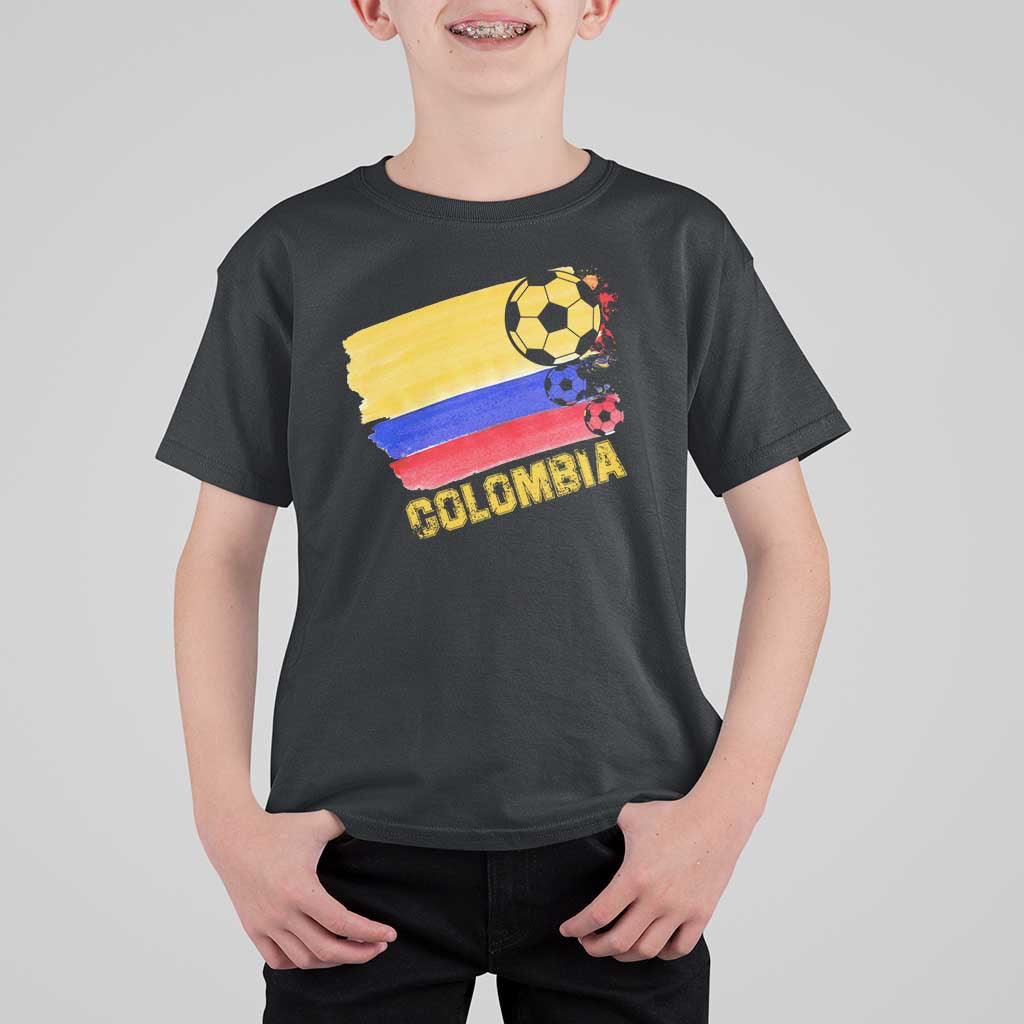 Colombian Colombia Soccer Support T Shirt For Kid