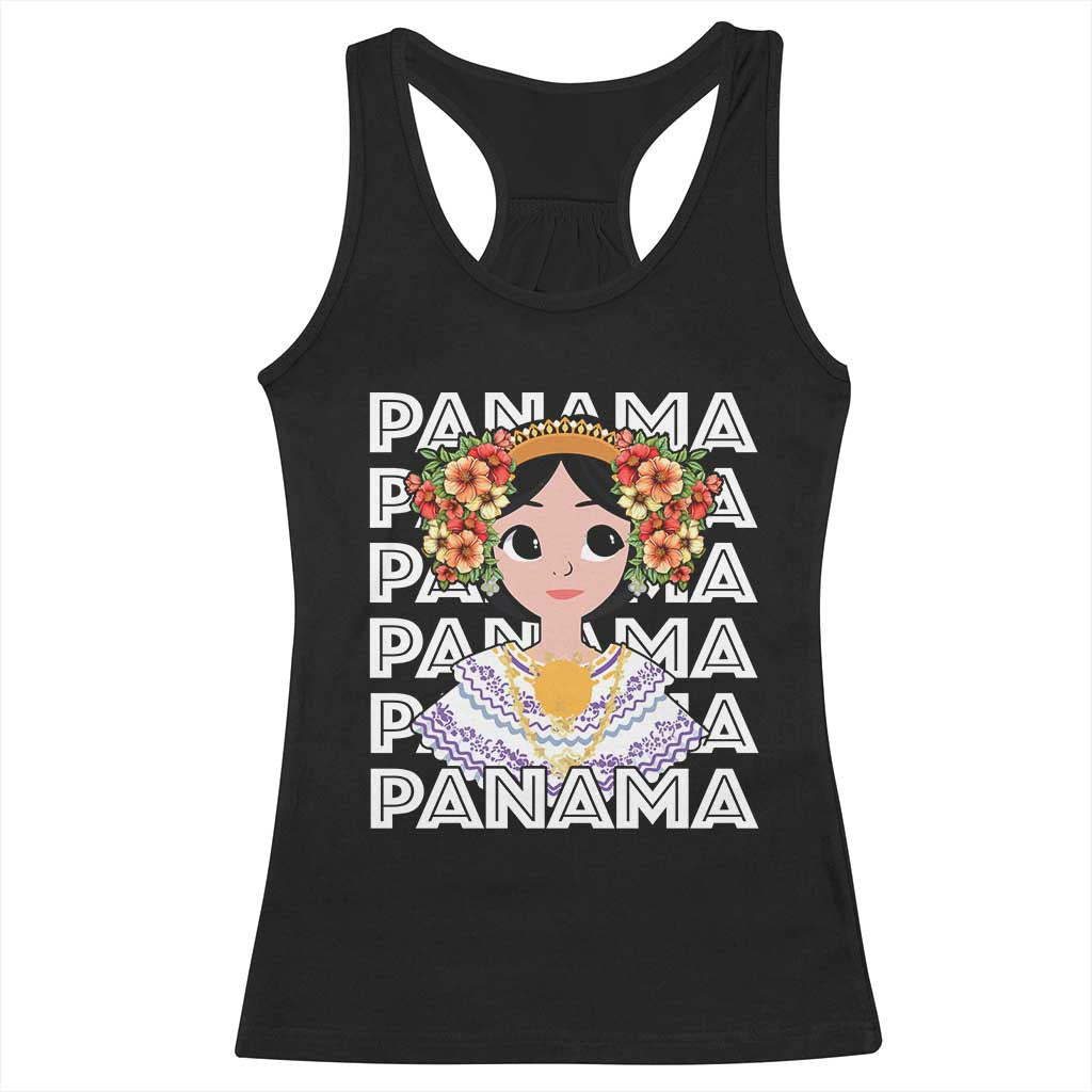 Panamanian Cultural Women Racerback Tank Top