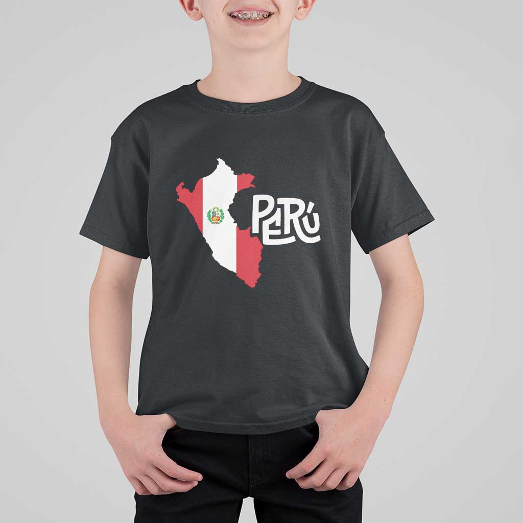 Peruvian Pride T Shirt For Kid Peru Est. 1821