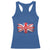 Funny Knackered The UK Flag British Racerback Tank Top