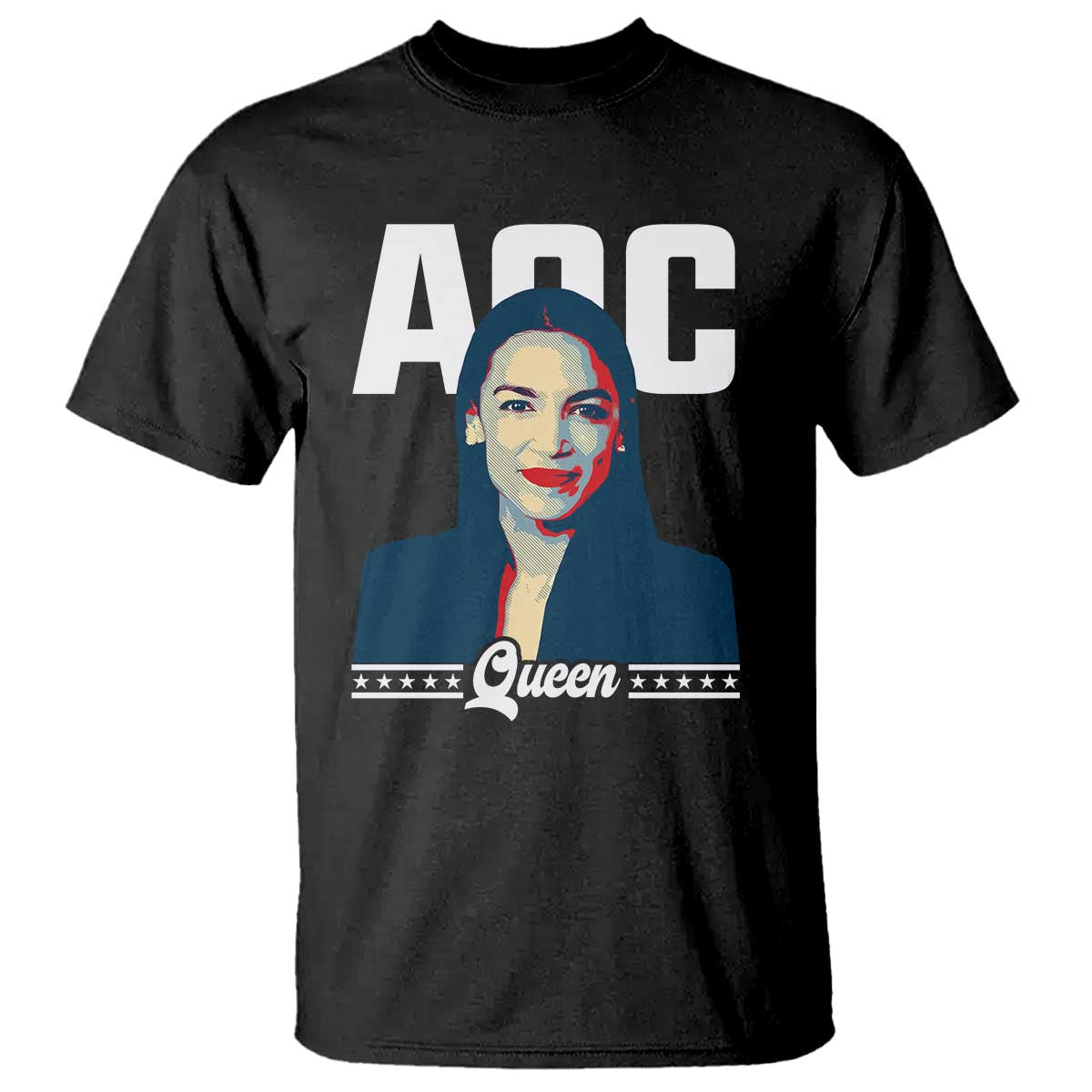 Alexandria Ocasio Cortez Feminist AOC Queen T Shirt - Wonder Print Shop