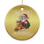 Merry Kushmas Christmas Ornament Ugly Santa Smoking Cannabis Weed 420 Xmas - Wonder Print Shop