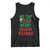 Funny Xmas Tank Top No Cap BRUH Merry Skibidi Rizzmas