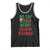 Funny Xmas Tank Top No Cap BRUH Merry Skibidi Rizzmas