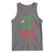 Funny Xmas Tank Top No Cap BRUH Merry Skibidi Rizzmas