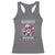 Funny Xmas Racerback Tank Top Skibidi Rizzmas Santa Bubble Gum