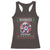 Funny Xmas Racerback Tank Top Skibidi Rizzmas Santa Bubble Gum