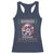 Funny Xmas Racerback Tank Top Skibidi Rizzmas Santa Bubble Gum