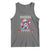 Funny Xmas Tank Top Skibidi Rizzmas Santa Bubble Gum