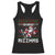 Funny Xmas Racerback Tank Top Skibidi Rizzmas Cool Santa Skateboard Rizz