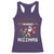 Funny Xmas Racerback Tank Top Skibidi Rizzmas Cool Santa Skateboard Rizz