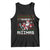 Funny Xmas Tank Top Skibidi Rizzmas Cool Santa Skateboard Rizz