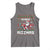 Funny Xmas Tank Top Skibidi Rizzmas Cool Santa Skateboard Rizz