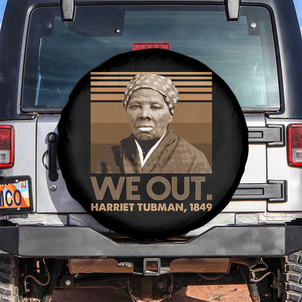 Harriet Tubman Spare Tire Cover We Out 1849 Retro Black History