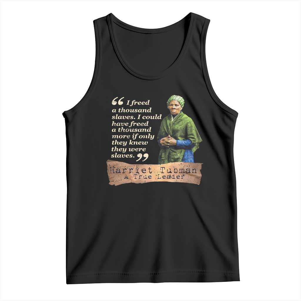 Harriet Tubman Tank Top If Only They Knew They Were Slaves Black History